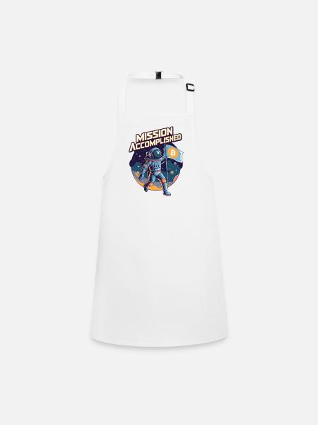 Mission Accomplished - Children's Apron - white - Front