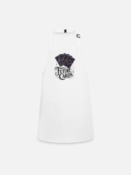 The Future Is In The Cards - Children's Apron - white - Front
