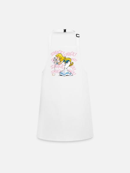 Asterix & Obelix - Falbala avec Idefix - Tablier Enfant - blanc