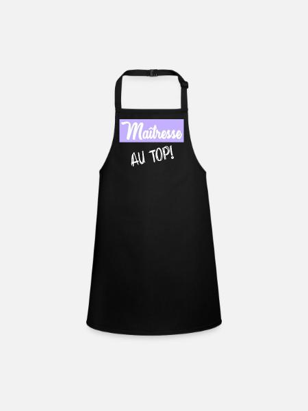 mistress - Children's Apron - black - Front
