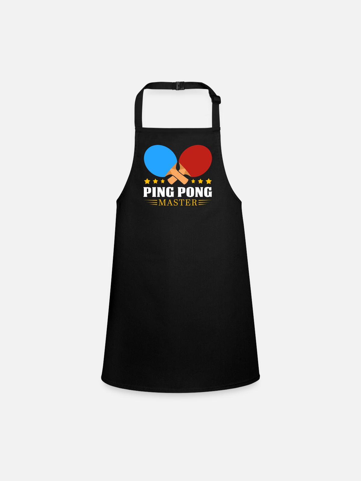 Ping-pong - Tablier Enfant - noir - Devant