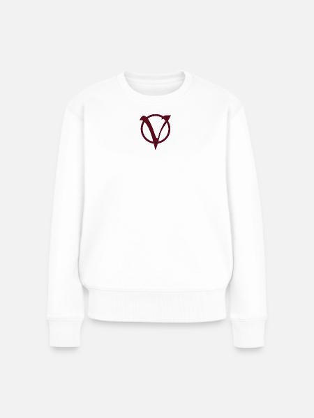 Vendetta Logo - Frauen Premium Bio Pullover - Weiß