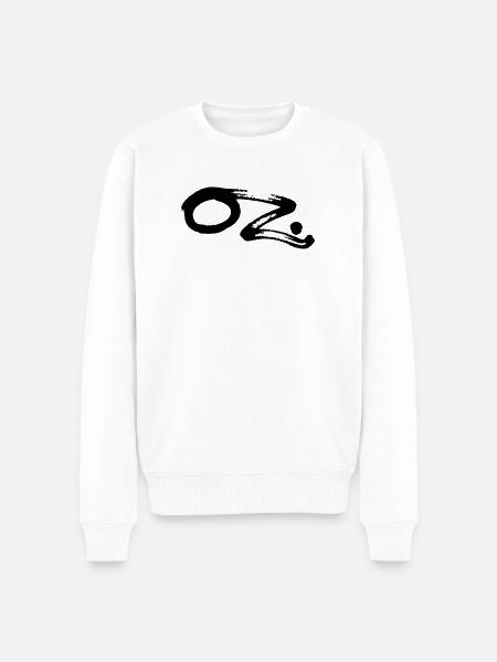 OZ - Männer Premium Bio Pullover - Weiß