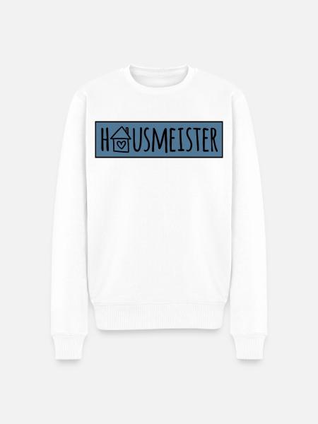 Hausmeister - Männer Premium Bio Pullover - Weiß