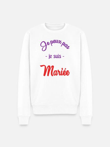 MARIEE. FUTURE MARIEE - Pull Premium bio Homme - blanc