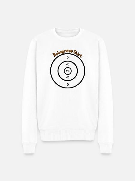 Bolognese Shit - Men's Premium Organic Jumper - white