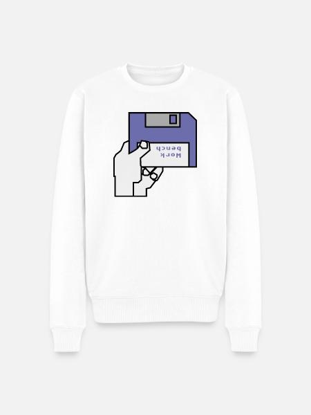 Banc de travail - Pull Premium bio Homme - blanc