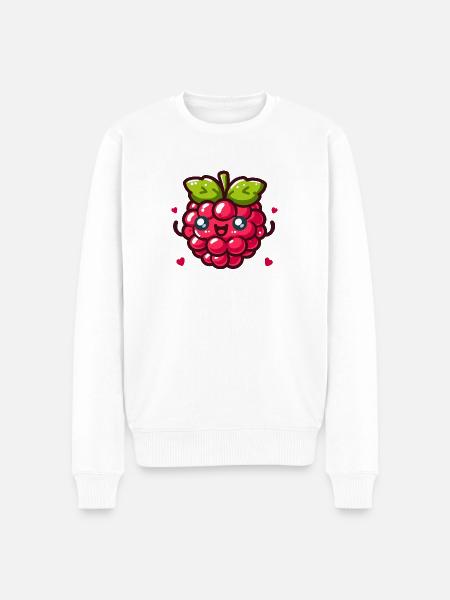 Framboise d'amour - Pull Premium bio Homme - blanc