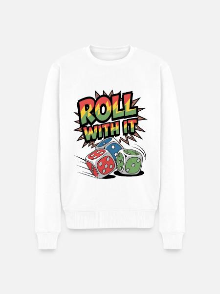Roulez avec - Pull Premium bio Homme - blanc