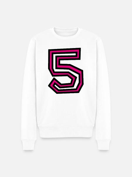5 - Men's Premium Organic Jumper - white