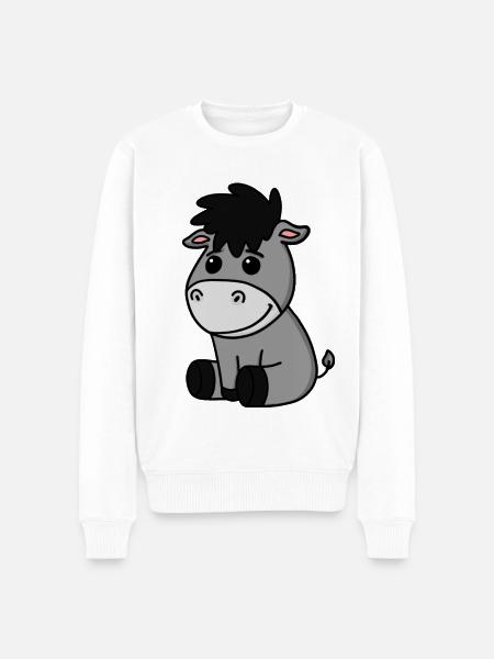 Bébé âne - Pull Premium bio Homme - blanc
