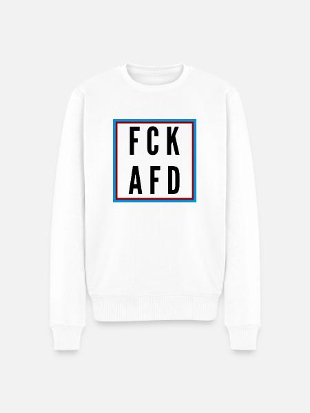 AFD Nein Danke! - Männer Premium Bio Pullover - Weiß