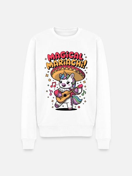 Magical Mariachi - Men's Premium Organic Jumper - white