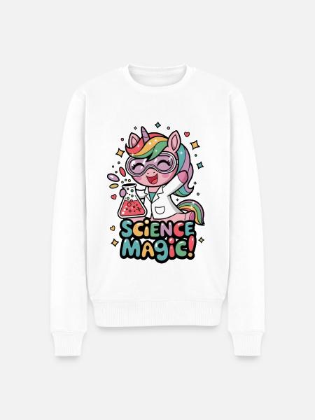 Science Magic! - Men's Premium Organic Jumper - white