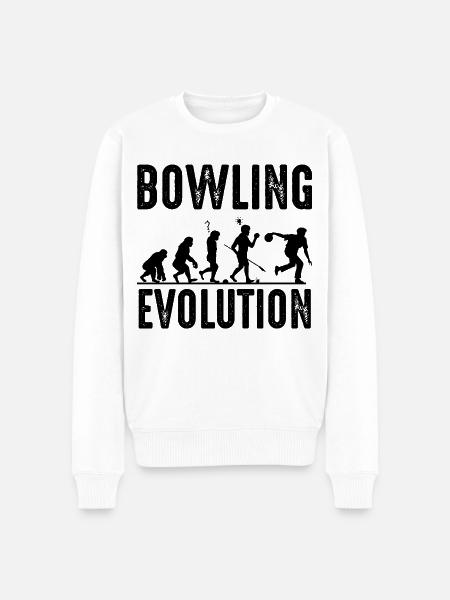 Bowling - Pull Premium bio Homme - blanc