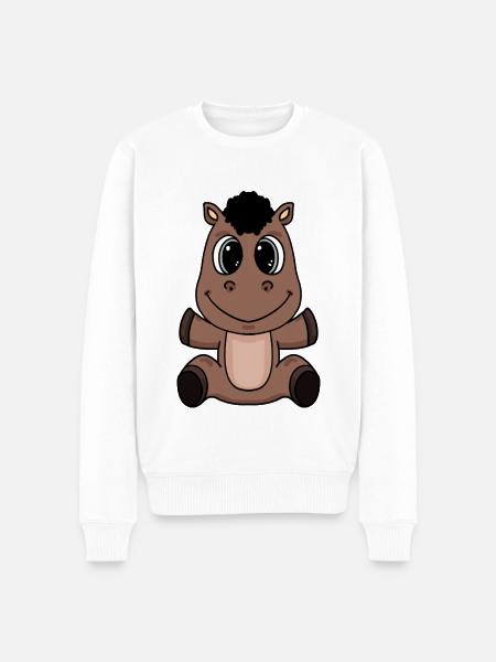 cheval - Pull Premium bio Homme - blanc
