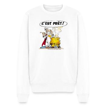 Asterix & Obelix - Miraculix Potion Magique Potion - Pull Premium bio Homme - blanc - Devant - Thijin (182cm)