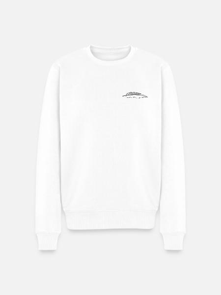 feather - Men's Premium Organic Jumper - white