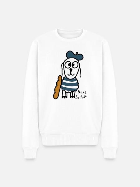 Französisch ScHoF - Männer Premium Bio Pullover - Weiß