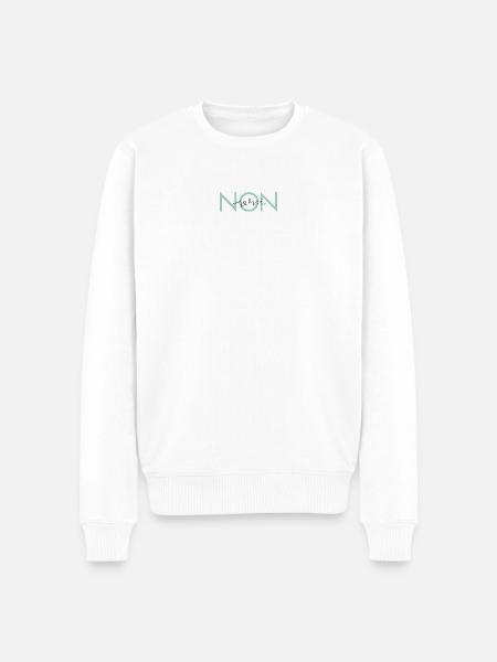 Non, Merci. - Männer Premium Bio Pullover - Weiß
