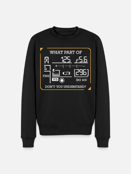 photographer - Men's Premium Organic Jumper - black