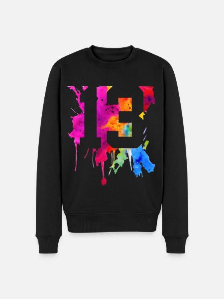 13 ANS 13E ANNIVERSAIRE - Pull Premium bio Homme - noir