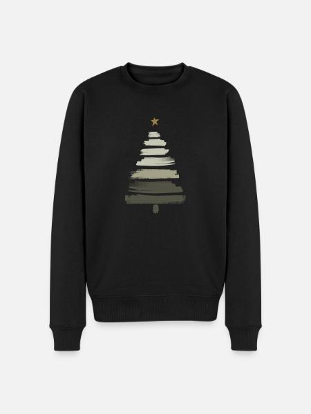 Christmas Tree - Men's Premium Organic Jumper - black