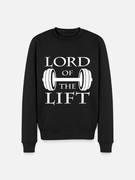 dumbbell - Men's Premium Organic Jumper - black