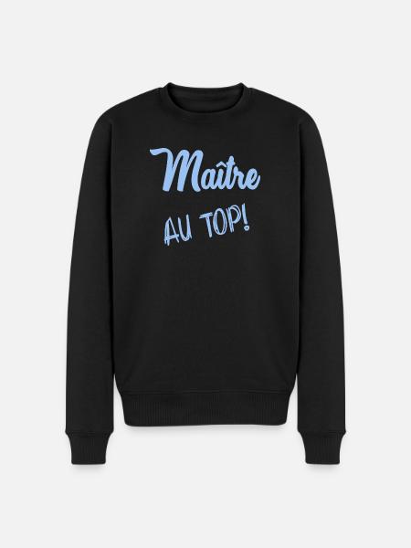 MASTER. MASTER - Men's Premium Organic Jumper - black