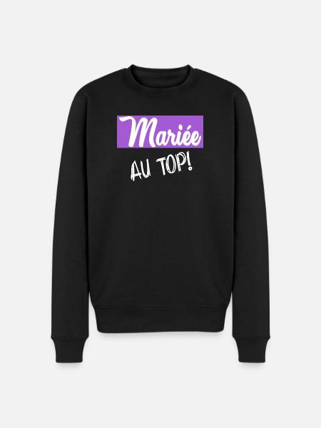 Bachelorette party. WEDDING - Men's Premium Organic Jumper - black