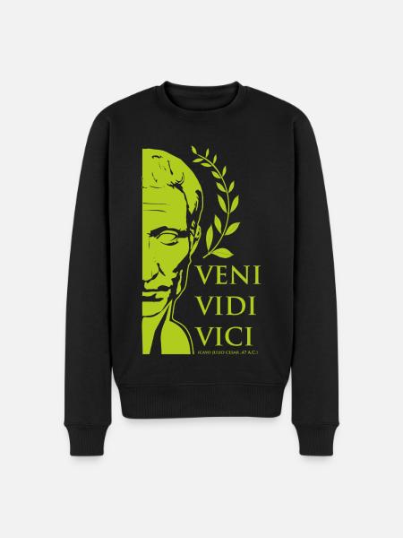 César vert - Pull Premium bio Homme - noir