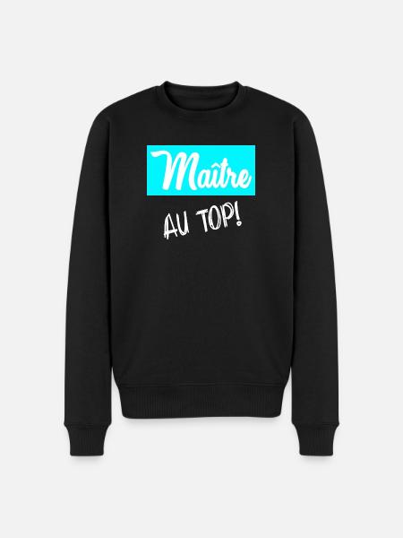MASTER. MASTER - Men's Premium Organic Jumper - black