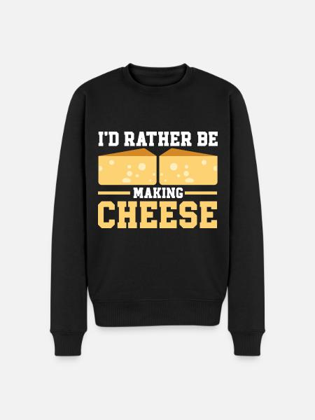Cheese Making Cheese Lover - Men's Premium Organic Jumper - black