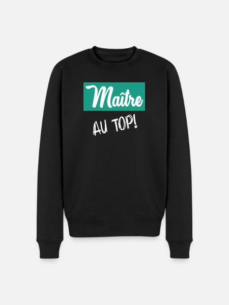MASTER. MASTER - Men's Premium Organic Jumper - black