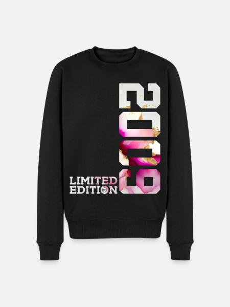 LIMITED EDITION 2009 17TH BIRTHDAY - Men's Premium Organic Jumper - black