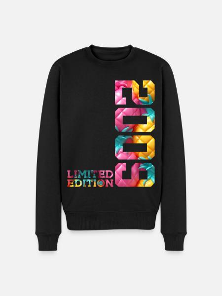 17TH BIRTHDAY LIMITED EDITION 2009 - Men's Premium Organic Jumper - black