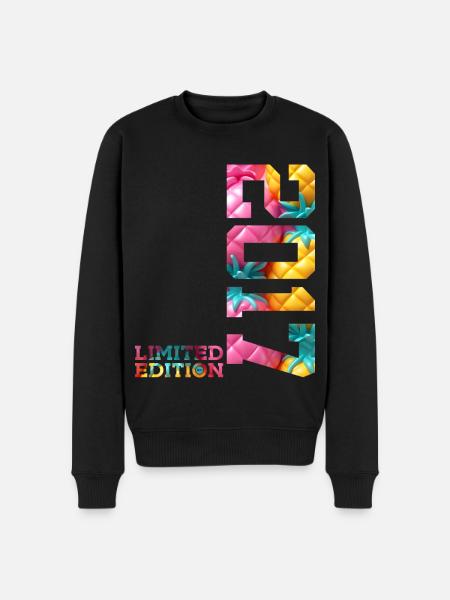 9TH BIRTHDAY LIMITED EDITION 2017 - Men's Premium Organic Jumper - black
