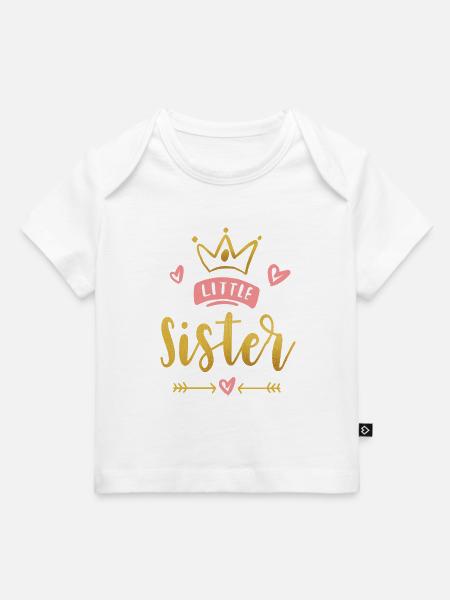 Little Sister Announcement – Baby & Kids Clothes - Baby Premium Organic T-shirt - white