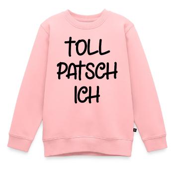Tollpatsch Ich tollpatschig lustig tollpatschich - Kinder Premium Organic Sweatshirt - Rosa - Vorne - AI Model Kid Female (0cm)