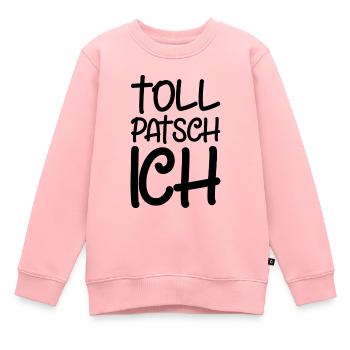 Tollpatsch Ich tollpatschig lustig tollpatschich - Kinder Premium Organic Sweatshirt - Rosa - Vorne - AI Model Kid Female (0cm)