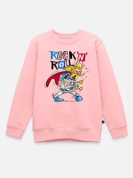 Asterix & Obelix - Troubadix Rock'n' Roll Tee shir - Sweat Premium enfant bio - rose