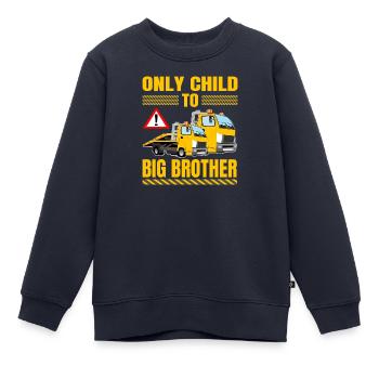 Big Brother Level Load Only Child Level Complete - Kinder Premium Organic Sweatshirt - Navy - Vorne - AI Model Kid Female (0cm)