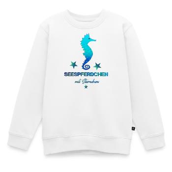 Seepferdchen bestanden Schwimmabzeichen schwimmen - Kinder Premium Organic Sweatshirt - Weiß - Vorne - AI Model Kid Male (0cm)