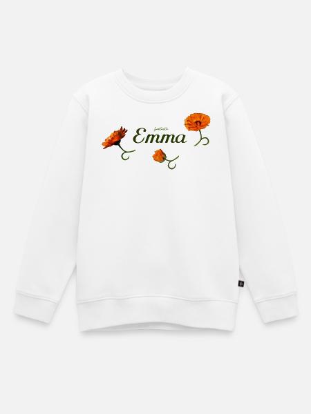 Emma Geburtstag Emma - Kinder Premium Organic Sweatshirt - Weiß