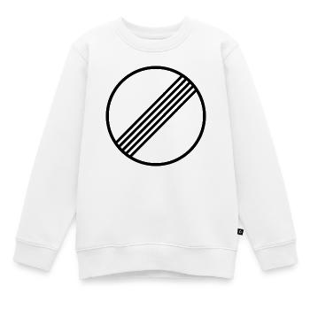 UNBEGRENZT AUTOBAHN DEUTSCHLAND - Kinder Premium Organic Sweatshirt - Weiß - Vorne - AI Model Kid Male (0cm)