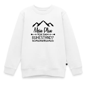 Schwarzwald Schwaben Schwabe Rentner Geschenk - Kinder Premium Organic Sweatshirt - Weiß - Vorne - AI Model Kid Male (0cm)