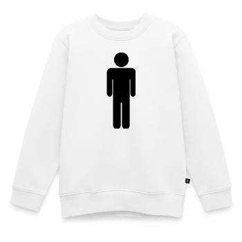Mann - Kinder Premium Organic Sweatshirt - Weiß - Vorne - AI Model Kid Male (0cm)