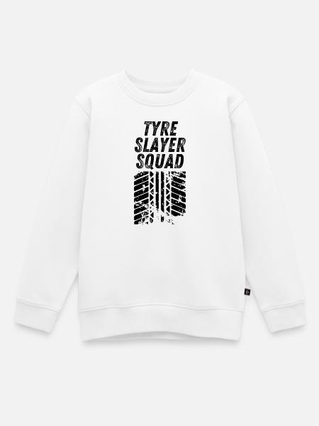 Reifentöter-Kader - Kinder Premium Organic Sweatshirt - Weiß