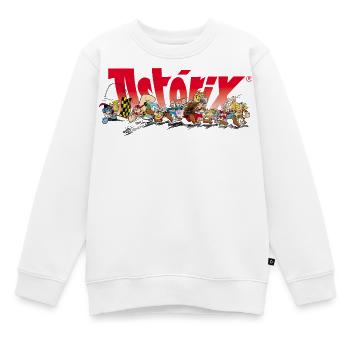 Asterix & Obelix Rennstart - Kinder Premium Organic Sweatshirt - Weiß - Vorne - AI Model Kid Male (0cm)
