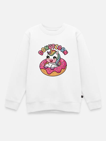Maïs de beignet - Sweat Premium enfant bio - blanc